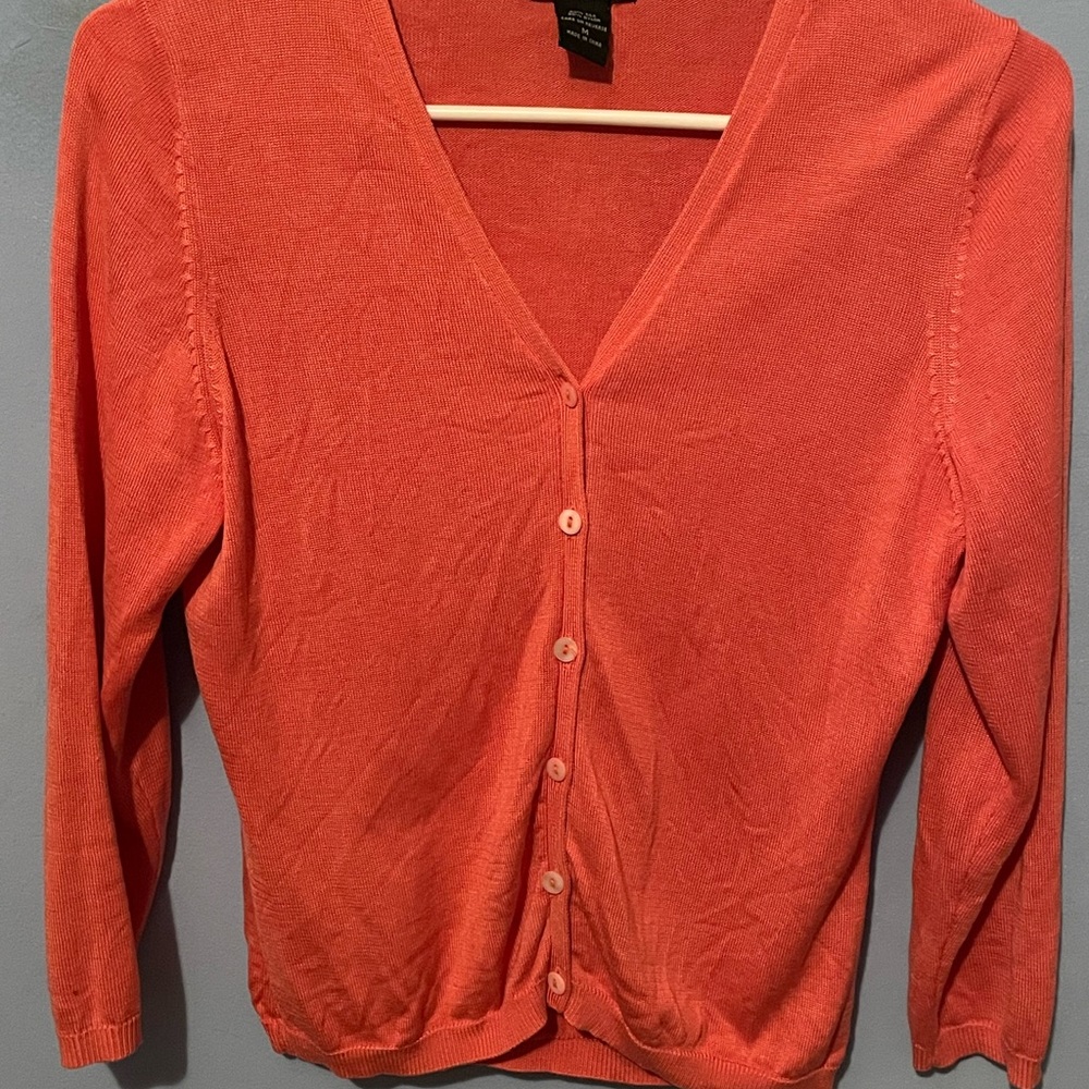 New York and Company women’s pink cardigan size medium